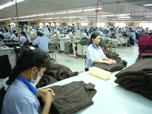 Vĩnh Phúc Xuất khẩu năm 2014 ước đạt 1,31 tỷ USD
